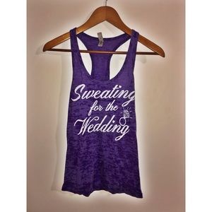 Purple “bridal” Tank Top